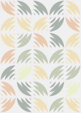 Soyut Geometrik Desen üretken hesaplama sanatı çizimi