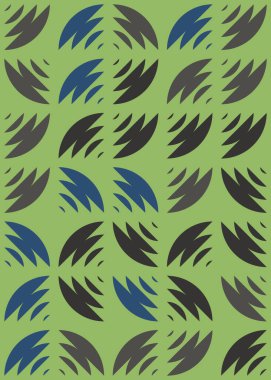 Soyut Geometrik Desen üretken hesaplama sanatı çizimi