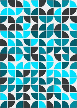 Soyut Geometrik Desen üretken hesaplama sanatı çizimi