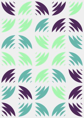 Soyut Geometrik Desen üretken hesaplama sanatı çizimi