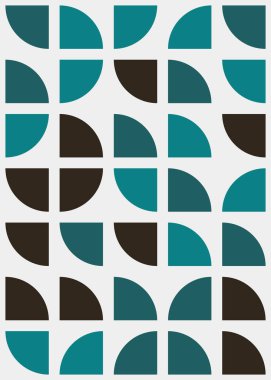 Soyut Geometrik Desen üretken hesaplama sanatı çizimi