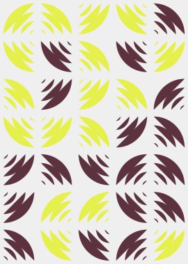 Soyut Geometrik Desen üretken hesaplama sanatı çizimi