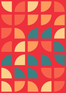 Soyut Geometrik Desen üretken hesaplama sanatı çizimi