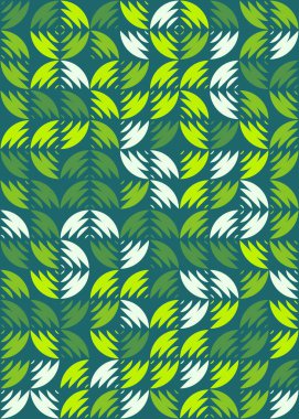 Soyut Geometrik Desen üretken hesaplama sanatı çizimi