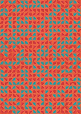 Soyut Geometrik Desen üretken hesaplama sanatı çizimi