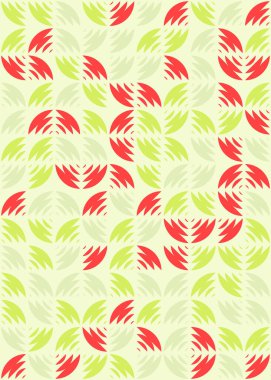 Soyut Geometrik Desen üretken hesaplama sanatı çizimi