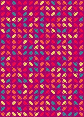 Soyut Geometrik Desen üretken hesaplama sanatı çizimi