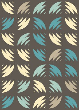 Soyut Geometrik Desen üretken hesaplama sanatı çizimi