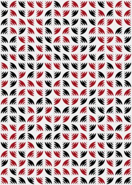 Soyut Geometrik Desen üretken hesaplama sanatı çizimi