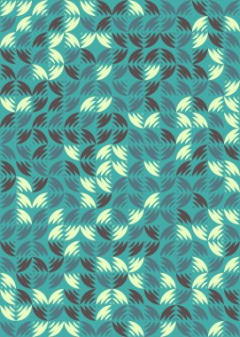 Soyut Geometrik Desen üretken hesaplama sanatı çizimi