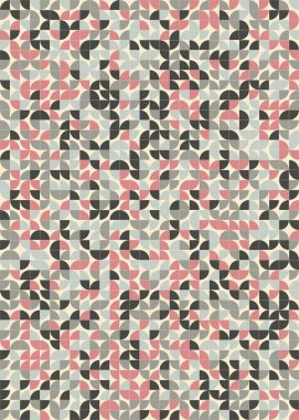 Soyut Geometrik Desen üretken hesaplama sanatı çizimi