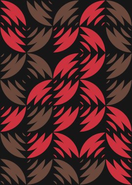 Soyut Geometrik Desen üretken hesaplama sanatı çizimi