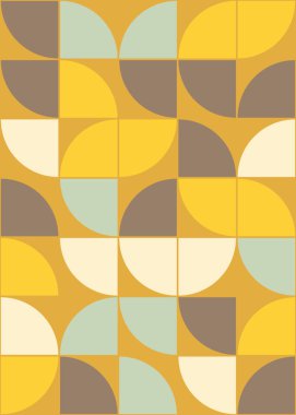 Soyut Geometrik Desen üretken hesaplama sanatı çizimi