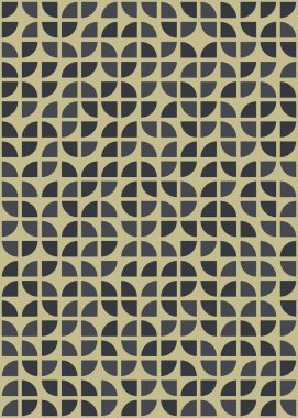 Soyut Geometrik Desen üretken hesaplama sanatı çizimi