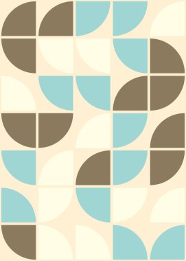 Soyut Geometrik Desen üretken hesaplama sanatı çizimi