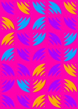 Soyut Geometrik Desen üretken hesaplama sanatı çizimi