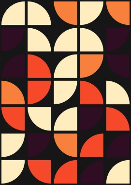 Soyut Geometrik Desen üretken hesaplama sanatı çizimi