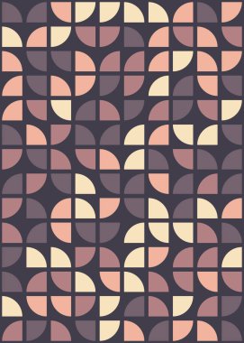 Soyut Geometrik Desen üretken hesaplama sanatı çizimi