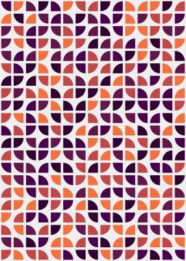 Soyut Geometrik Desen üretken hesaplama sanatı çizimi