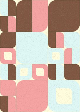 Soyut Geometrik Desen üretken hesaplama sanatı çizimi