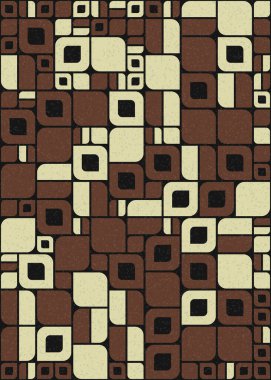 Soyut Geometrik Desen üretken hesaplama sanatı çizimi