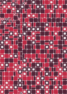 Soyut Geometrik Desen üretken hesaplama sanatı çizimi