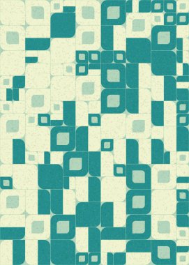 Soyut Geometrik Desen üretken hesaplama sanatı çizimi