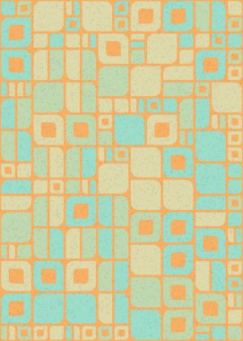 Soyut Geometrik Desen üretken hesaplama sanatı çizimi