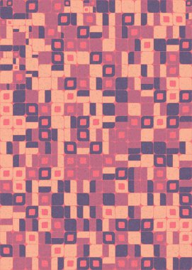 Soyut Geometrik Desen üretken hesaplama sanatı çizimi