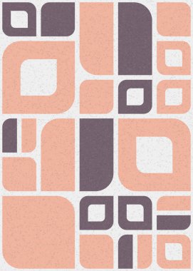 Soyut Geometrik Desen üretken hesaplama sanatı çizimi