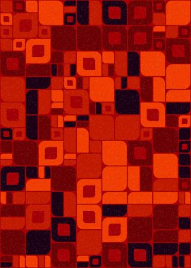 Soyut Geometrik Desen üretken hesaplama sanatı çizimi