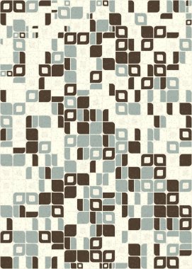 Soyut Geometrik Desen üretken hesaplama sanatı çizimi