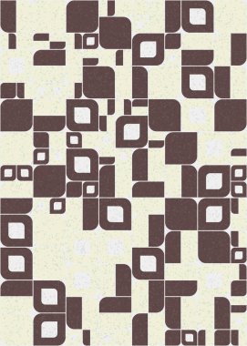 Soyut Geometrik Desen üretken hesaplama sanatı çizimi