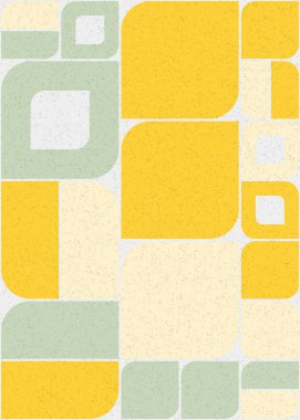 Soyut Geometrik Desen üretken hesaplama sanatı çizimi