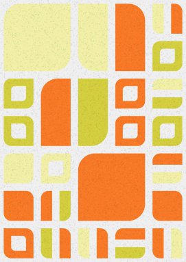 Soyut Geometrik Desen üretken hesaplama sanatı çizimi