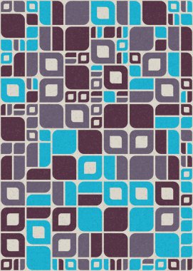 Soyut Geometrik Desen üretken hesaplama sanatı çizimi