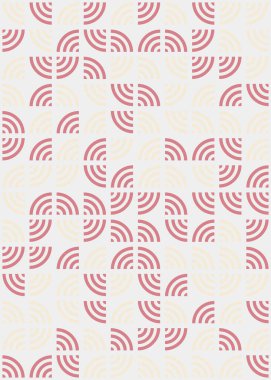 Soyut Geometrik Desen üretken hesaplama sanatı çizimi