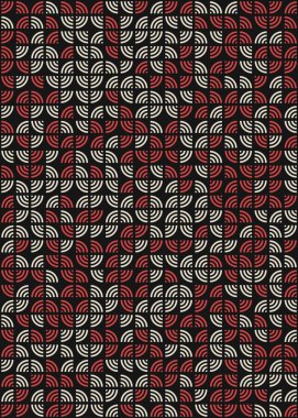 Soyut Geometrik Desen üretken hesaplama sanatı çizimi