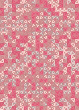 Soyut Geometrik Desen üretken hesaplama sanatı çizimi