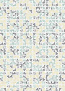 Soyut Geometrik Desen üretken hesaplama sanatı çizimi