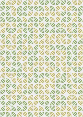 Soyut Geometrik Desen üretken hesaplama sanatı çizimi