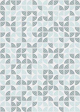 Soyut Geometrik Desen üretken hesaplama sanatı çizimi