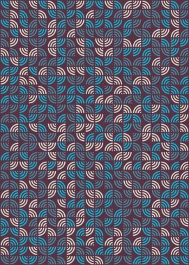 Soyut Geometrik Desen üretken hesaplama sanatı çizimi