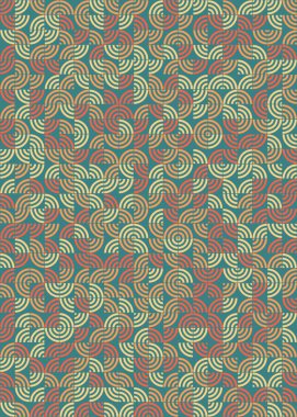 Soyut Geometrik Desen üretken hesaplama sanatı çizimi