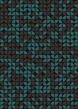 Soyut Geometrik Desen üretken hesaplama sanatı çizimi