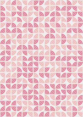 Soyut Geometrik Desen üretken hesaplama sanatı çizimi