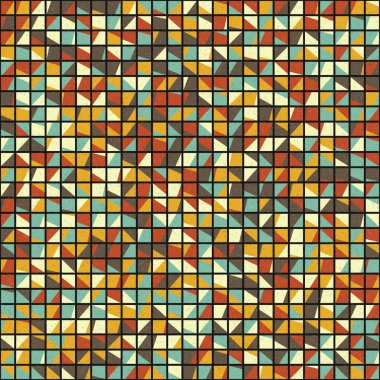 Soyut Geometrik Desen üretken hesaplama sanatı çizimi