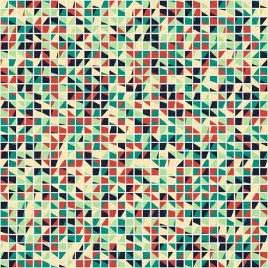 Soyut Geometrik Desen üretken hesaplama sanatı çizimi