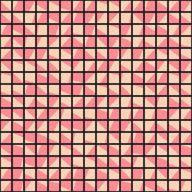 Soyut Geometrik Desen üretken hesaplama sanatı çizimi