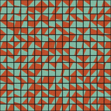 Soyut Geometrik Desen üretken hesaplama sanatı çizimi